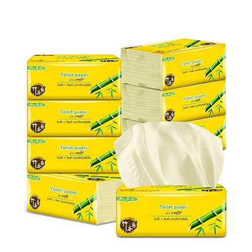 400 hojas de papel higiénico desechables blancos, toallas de mano  para cocina, secado, manos, limpieza de alimentos, papel colador  4 capas de papel toallas de papel 10 paquetes, ZT-03