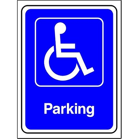 300mm x 200mm Aluminium Disabled Parking Sign Cover