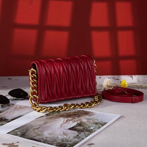 Image of Small Purses for Women Summer Crossbody Bag Quilted Evening Clutch Handbags