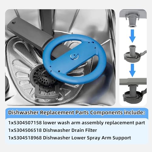Image of 5304507158 Dishwashers Spray Arm Assembly Fit for Frigidaire Dishwashers