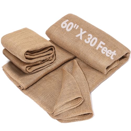 60" x30 Feet Premium Natural Burlap Fabric Roll – Multipurpose
