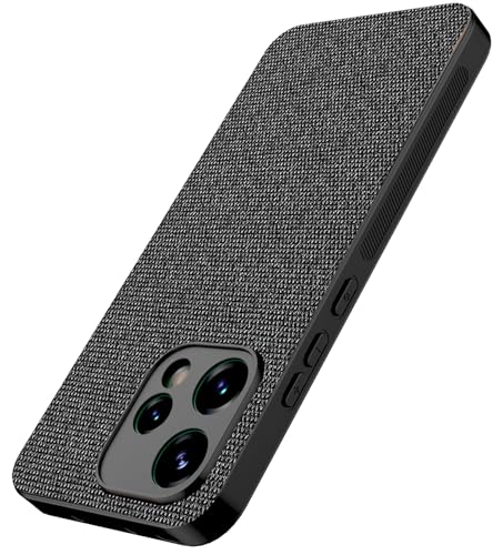Image of Kapa Soft Full Fabric Protective Back Case Cover for Oppo Reno 15 5G | Shockproof Slim Hard Anti Slip Back Case (Black)