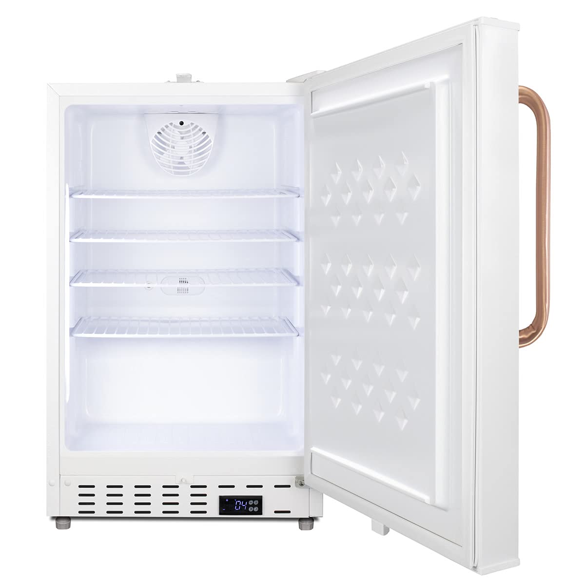 Summit Appliance ADA404REFSSTBC 20" Wide Built-In All-Refrigerator, ADA Compliant, Factory-installed Lock, 3.32 cu.ft Capacity, Adjustable Shelves, Open Door Alarm, Automatic Defrost on Fridge.com
