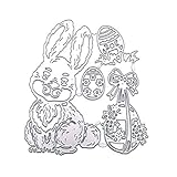 ➤ Diese Schablonenschablone besteht aus strapazierfähigem Material und eignet sich für Scrapbooking, Kartenherstellung, Papierherstellung usw.
