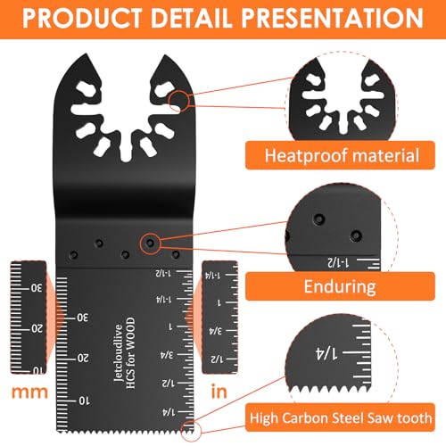 10Pcs Universal Oscillating Quick Release Saw Set Multitool Tool Blade for Bosch Craftsman Dremel Fein Ridgid Tch Makita Milwaukee 3 10Pcs Universal Oscillating Quick Release Saw Set Multitool Tool Blade for Bosch Craftsman Dremel Fein Ridgid Tch Makita Milwaukee - Image 3