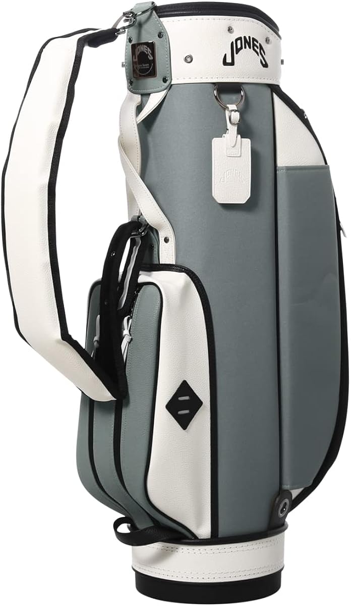 シンプルでおしゃれ 【美品】JONES RIDER Asphalt Gray キャディバッグ
