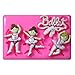 Bailarines de ballet Molde de silicona para la torta de Decoración Pastel de Cupcake Toppers Glaseado Sugarcraft Tool por Fairie Blessings