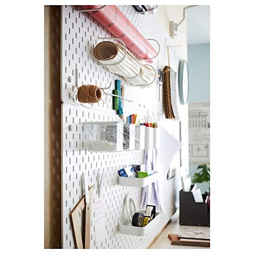 SKADIS Tableau perforé Blanc 76 x 56 cm Panneaux d'affichage. Organiseurs pour papiers et médias. Petit rangement et organiseurs. Rangement et organisation. Respectueux de