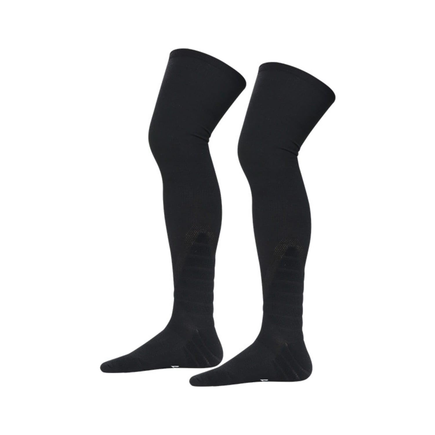 UJEAVETTE Field Ice Sport Socks Sweat-Wicking Over-the-Knee Sports Socks Sportswear Breathable Stretchy Material for Women, Softball, Black, S-m-image-13