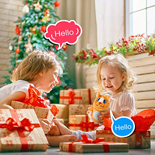 Qrooper Kids Toys Talking Hamster Repeats What You Say Toddler Toys For Kids, Autism Sensory Toys For Kids 2 3 4 5 6 7, Plush Stuffed Animals Toys, For 2 Year Old Girl & Boy #TOP5