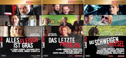3x Landkrimi Vorarlberg - Alles Fleisch ist Gras + Das letzte Problem + Das Schweigen der Esel [3-DVD]