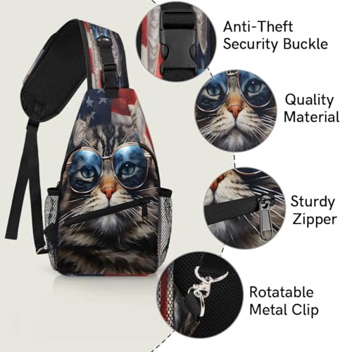 Sling Bag unisex para viaje y senderismo 5.7L miniatura 3