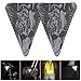 Reflective Sticker,Triangle Reflective Bike Sign Night Reflective Sticker for Car Motorcycle Bike Trailer Helmet Mailbox Bag(SECTION A)