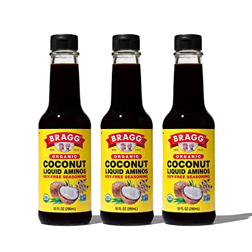 Bragg Coconut Aminos, All Purpose Seasoning, 10 Oz, 3 Pack #TOP15