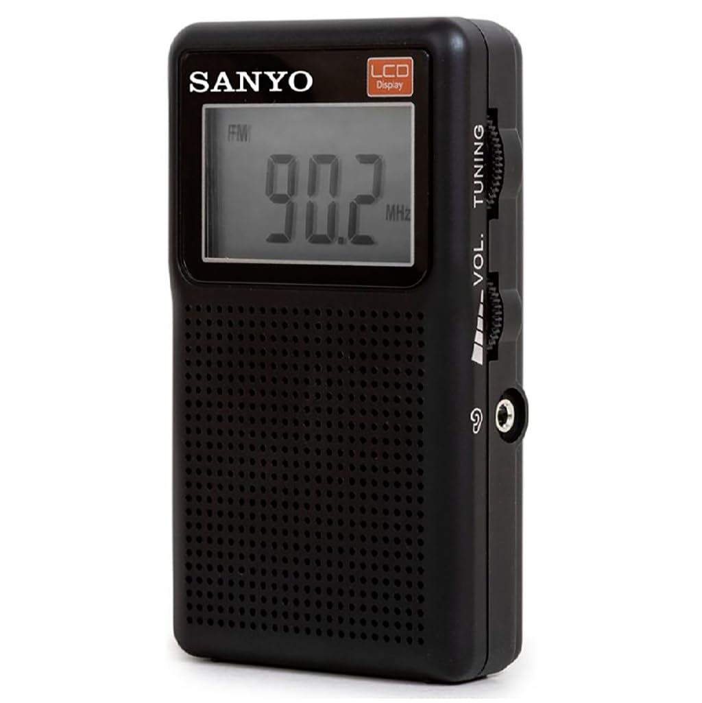 Radio Portátil Digital Sanyo KS132N FM/Am Color Negro