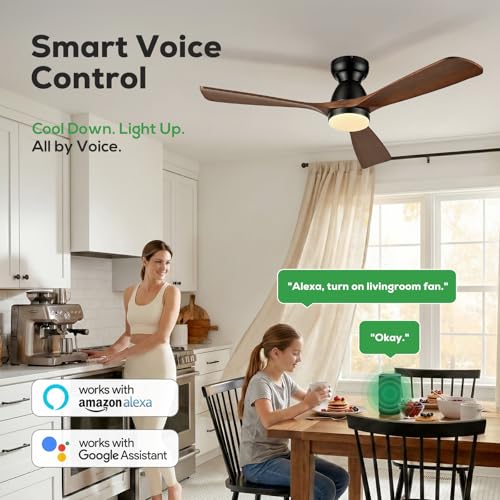 Smart Ceiling Fan with Voice Control