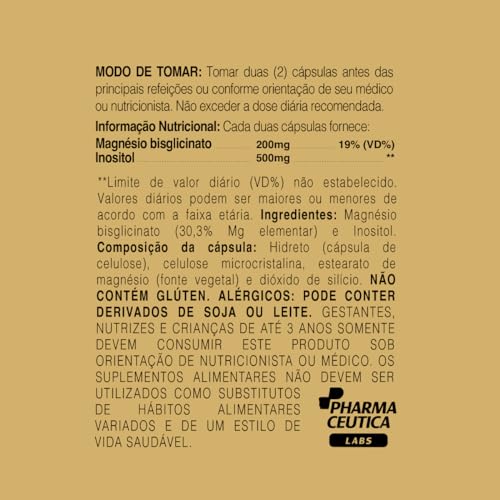 MAGNÉSIO + INOSITOL 700MG 60CAPS - DR. BOTÂNICO