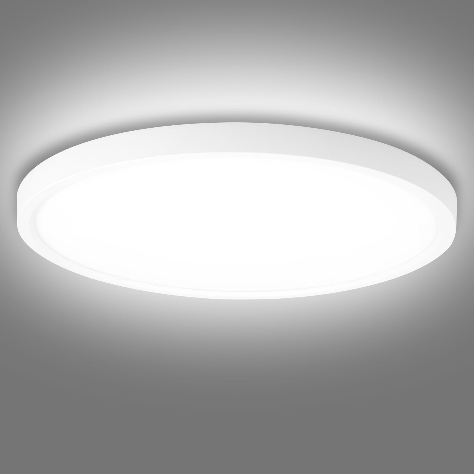 Plafoniera LED Soffitto 60cm - Dimmerabile, Telecomando, 3000K-6000K, Bianco - Foto 2