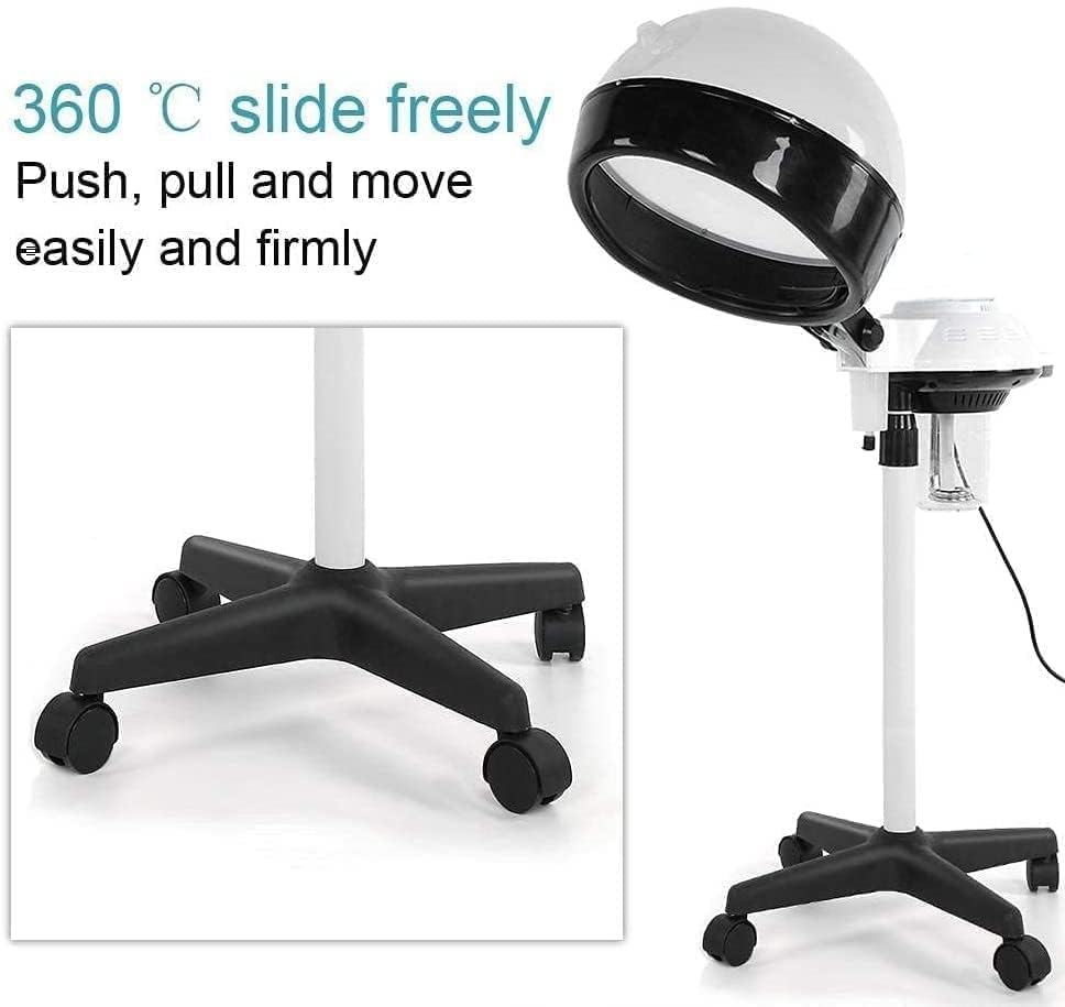 1Pcs Professional Head Steamer Stand Hair Dryer Steamer,Adjustable Height Salon Steamer &Conditioning Ozone Hair Steamer Spa Machine, Professional Hot Oil Hair Steam for Spa Home Hairdressing-Color As Per Stock 4