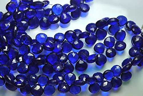 Quartz bleu cyanite en cœur de 11 mm pour créer vos bijoux d'été personnalisés