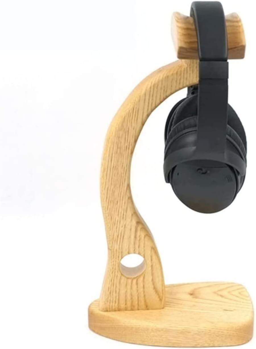 ヘッドホンホルダー ヘッドセットスタンド ヘッドホンスタンド 木製ヘッドホンスタンド クリエイティブディスプレイブラケット ヘッドセ