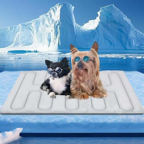 Tapis rafraîchissant pour chien lavable et lit de voyage transportable - 4