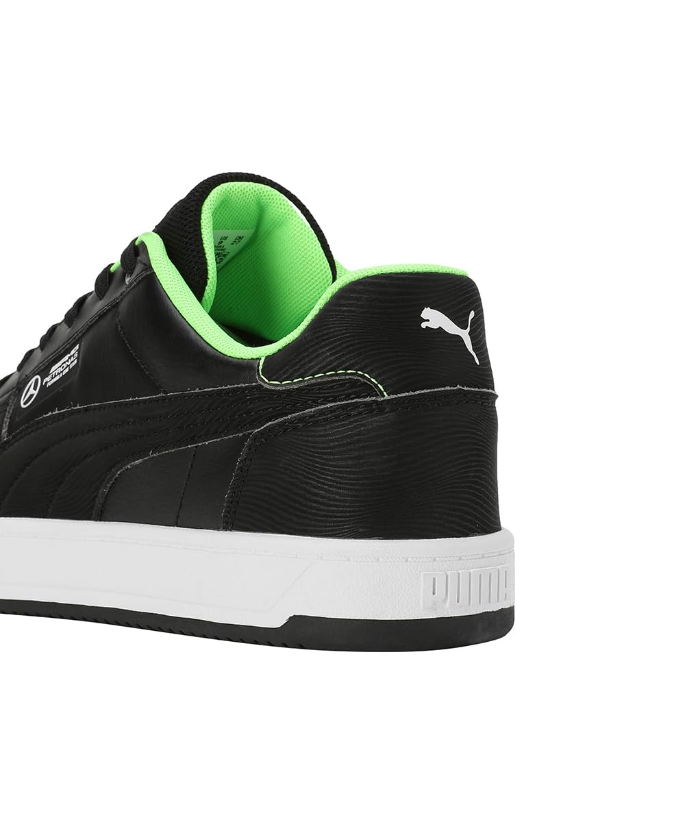 PUMA Zapatillas Mercedes-AMG Petronas F1® Caven 2.0 Unisex 43 Black Fizzy Green ┃Zapatillas de Motorsport Unisex para Adultos