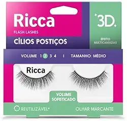 RICCA CÍLIOS 3D VOL. 02 MÉDIO - 403
