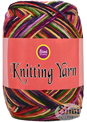 Image of Knitting Yarn Thick Chunky Wool, Sumo Flamingo 400 GMS Best Used with Knitting Needles-RH Art-HAB