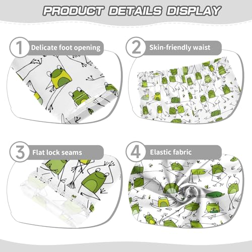 senya Girls Printed Leggings Yoga Pants Cute Whales Childish Starfishes for Kids in 4t to 10 Years, 4T3