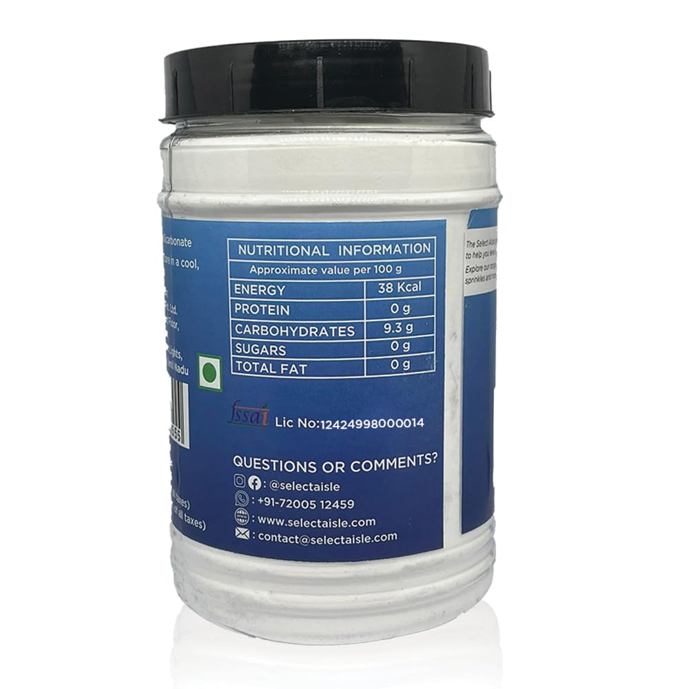 The Select Aisle Baking Soda - 1kg [For leavening| Raising agent| Gluten-free| For making cakes, muffins, pizza and bread| Double acting | Baking ingredients ] - Image 2 thumbnail