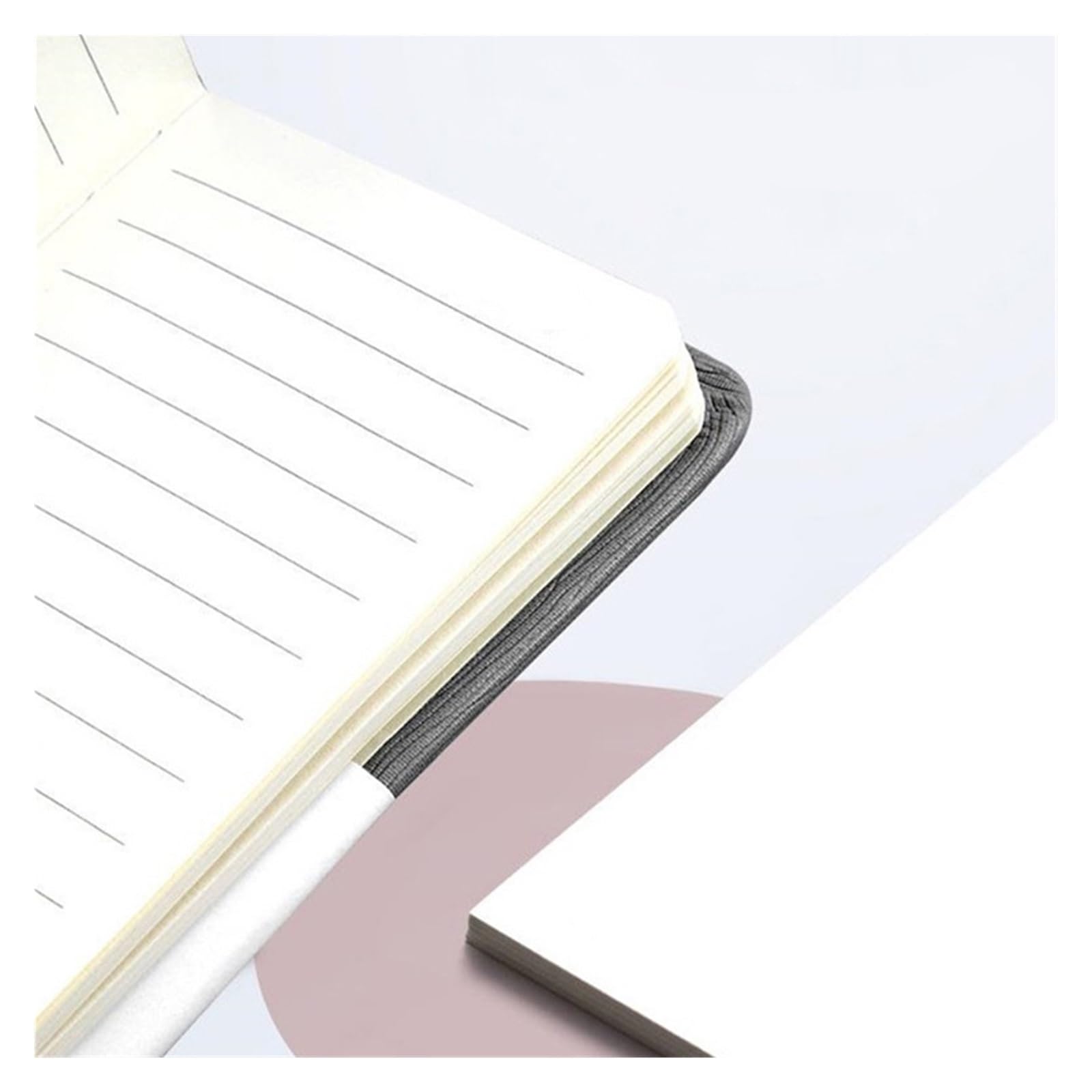 Inspirierendes Notizbuch 3 stücke A6 A7 Mini Notebook Tragbare Tasche Notizblock Memo Tagebuch Planer Agenda Organizer Sketchbuch Büro Schule Schreibwaren 100 blätter(White,A7)