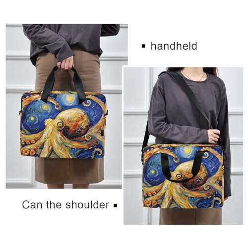 ALAZA Octopus Starry Sky Funda Maletín para Laptop 13-15.6" miniatura 2