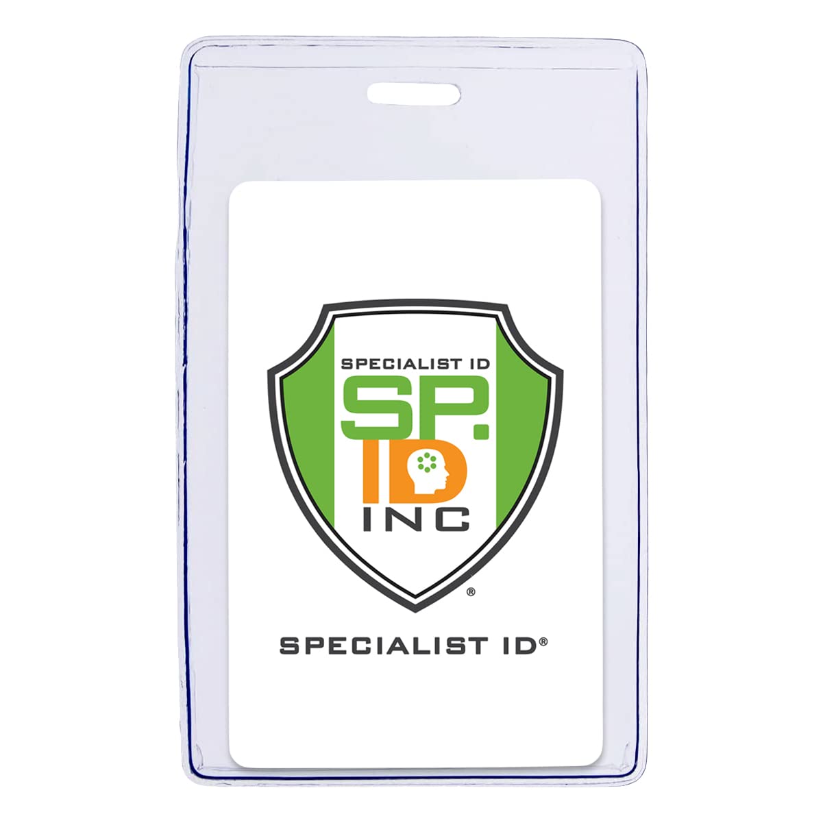 Clear Heavy Duty Vinyl Vertical Proximity Card Holder by Specialist ID, Packaged and Sold Individually