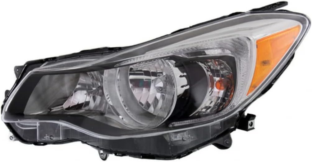 CarLights360: For 2012 2013 Subaru Impreza Headlight Assembly Passenger Side w/Bulbs Black Housing CAPA Certified For SU2503140