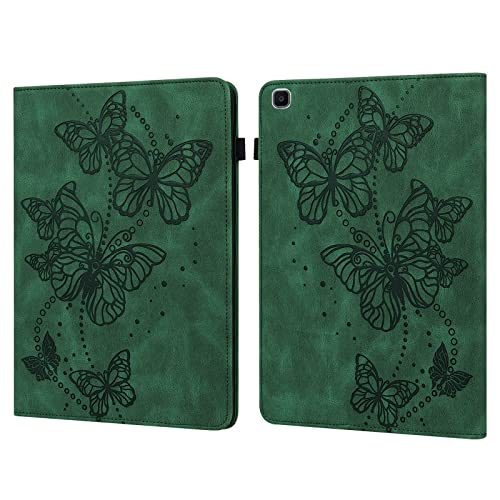 Housse Samsung Galaxy Tab A 8 2019 SM-T290 étui vert pliable porte-carte fine