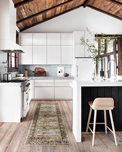 Loloi LAYLLAY-03OLCC90C0 Layla Collection, Lay-03, Olive / Charcoal, 9'-0 Inch X 12'-0", .13 Inch Thick, Area Rug thumb #12