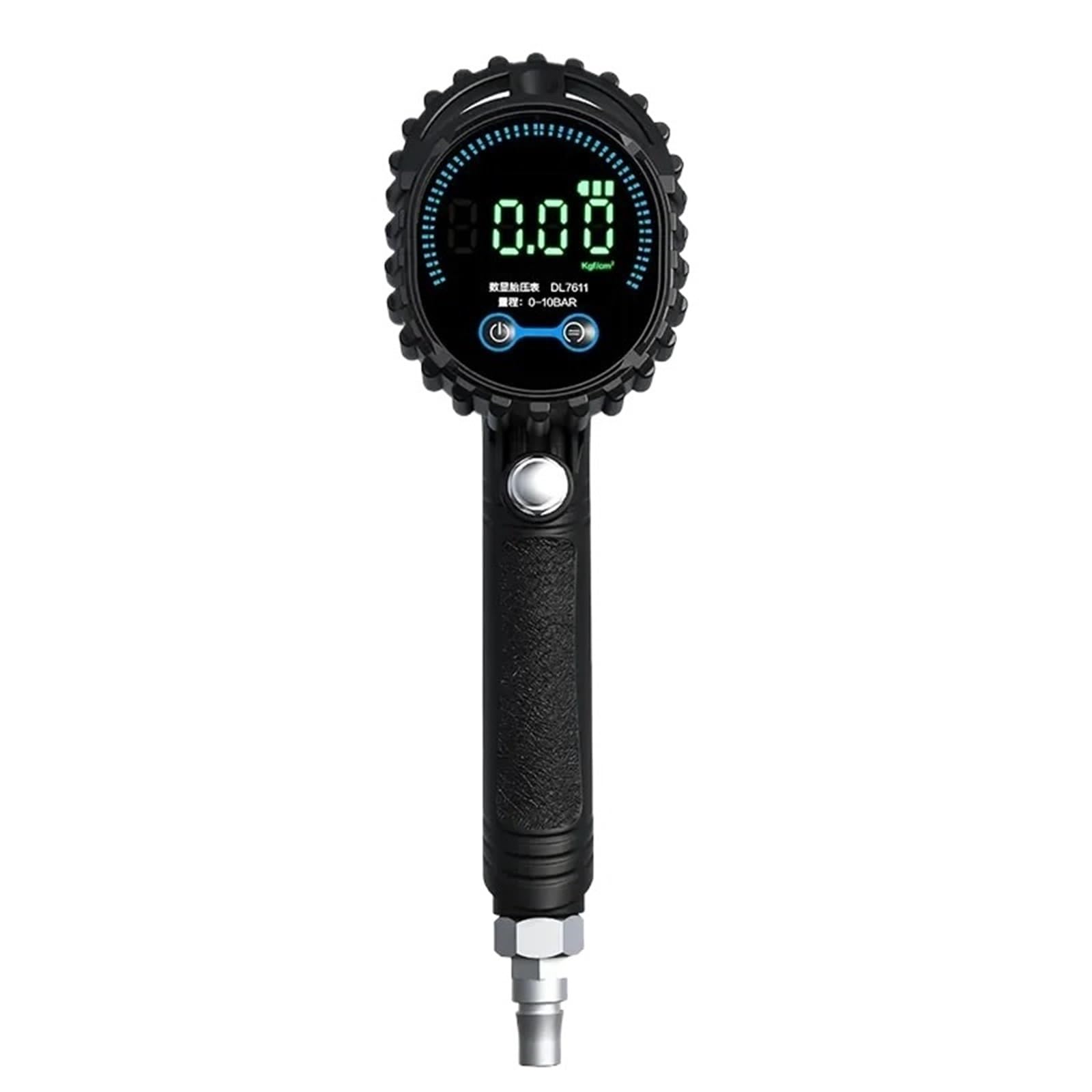 Medidor De Presión Neumáticos, Reloj Tubo Largo, 52mm, 0,5-10bar, Probador Aire Alta Precisión For Coche Y Motocicleta