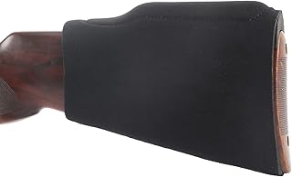 TOURBON Neoprene Adjustable Gun Stock Cheek Rest Pad Comb Raising Kit - Black