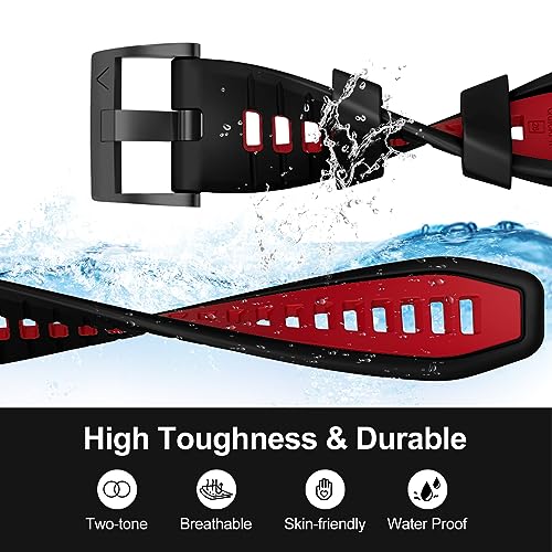 MYSNBKN 26mm Quick Fit Strap for Fenix 8 51mm/Fenix 7X Pro/Fenix 7X/Fenix 6X/Fenix 6X Pro/Fenix 5X/Fenix 5X Plus/Fenix 3/3 HR - Image 3
