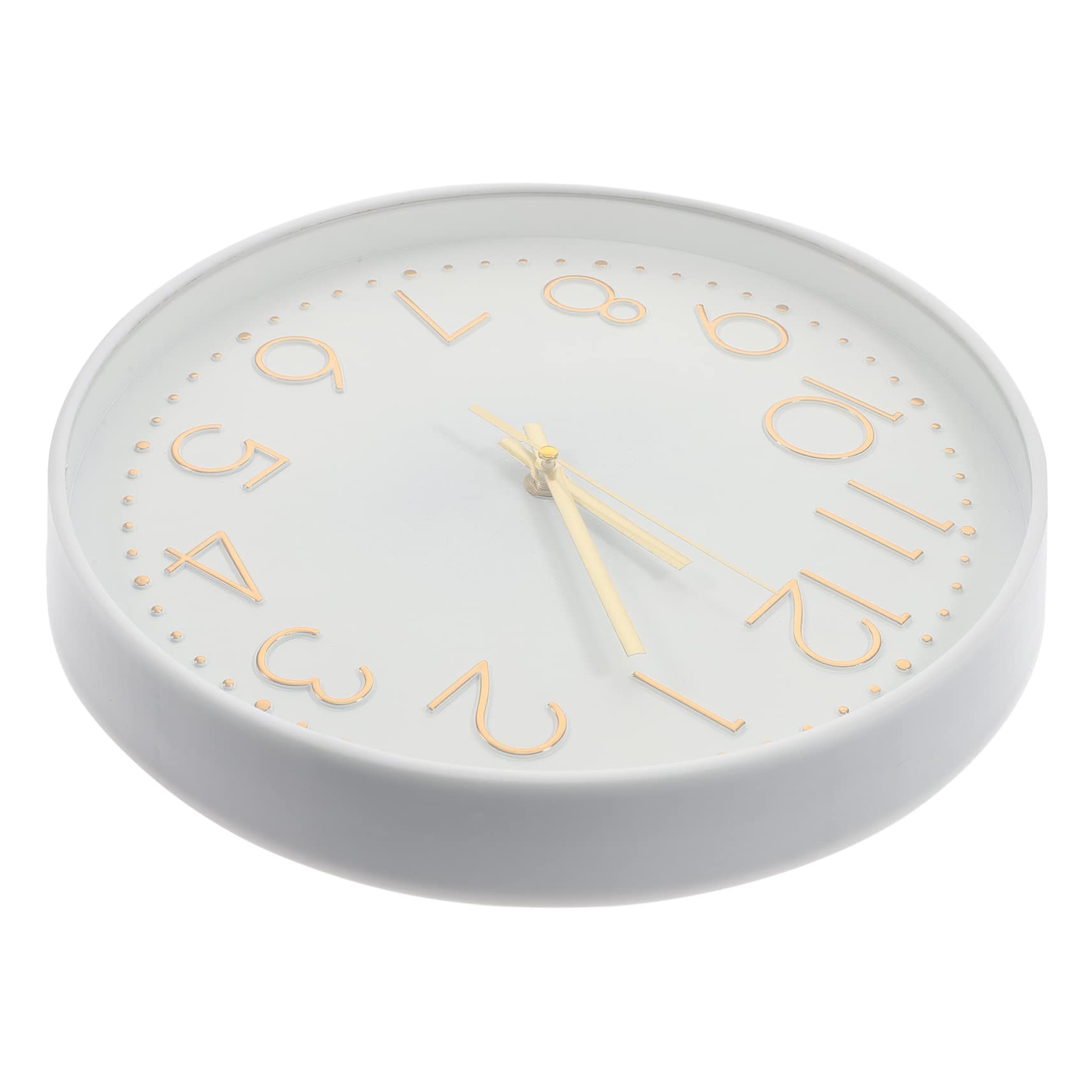 Horloge murale ronde analogique LIFKOME silencieuse pour chambre