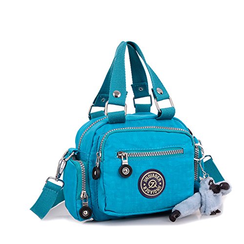Sac à main de Lady coréen compact en chiffon lavé avec bandoulière amovible pour femme