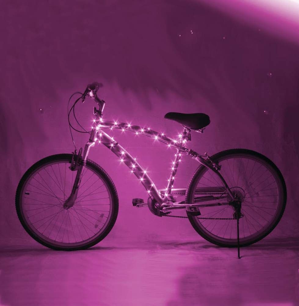 BrightzCosmic Led Bicycle Frame Light, Pink
