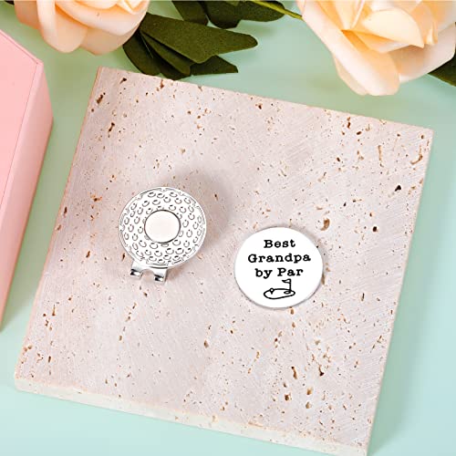 Stvk Grandpa Gift For Him Grandfather Grandpa From Grandaughter Grandson Golf Gifts For Golfers Men Grandpa Birthday Retirement Gifts For Golfer Best Grandpa By Par Golf Ball Hat Clip #TOP4