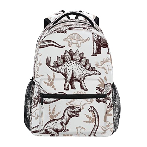 Mochila de viaje para laptop, diseño de dinosaurio animal, bolsa para libros universitarios, estudiantes, iPad, tablet, mochila de hombro para hombres, mujeres, niñas, niños, senderismo, mochila de