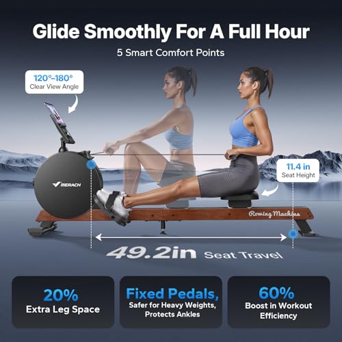 Wood Water Rowing Machine