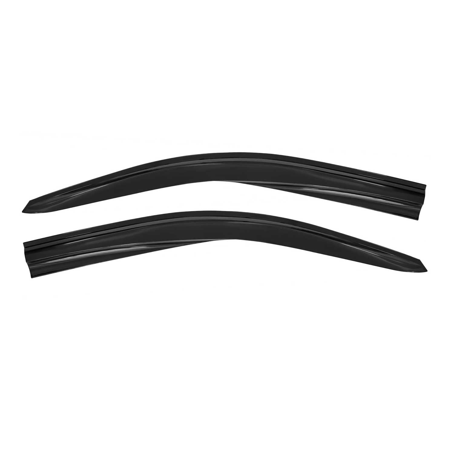 OMAC 2 deflectores de viento y lluvia compatibles con Mercedes Vito Viano W639 2003-2014, color oscuro