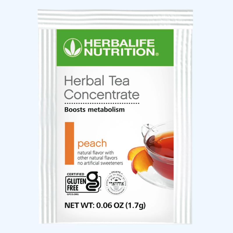 GenericHerbal Tea Concentrate, 30 Packets (30 Packets, Peach)