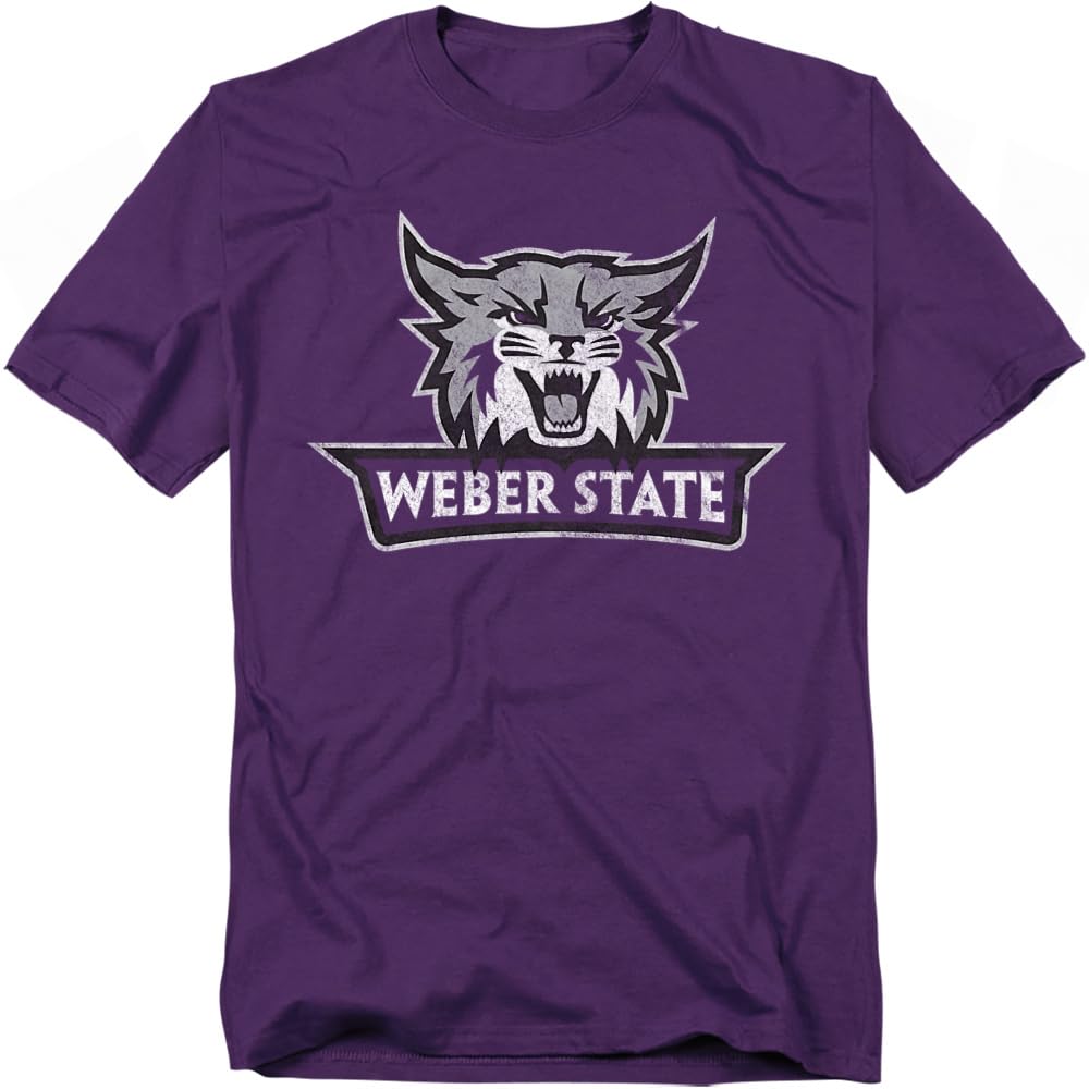 LOGOVISION Official Collegiate Distressed Primary Logo Adult T-Shirt Collection — view 204