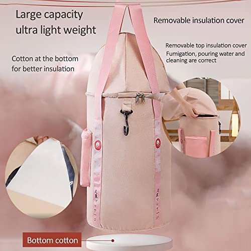 Tina para pies plegable portátil con aislamiento y bolsa miniatura 6